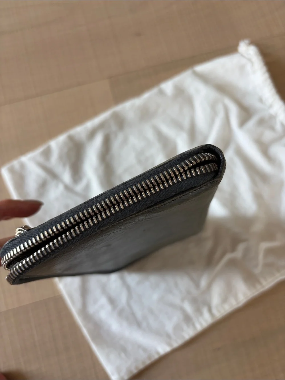 Balenciaga Motorcross Giant long zip wallet